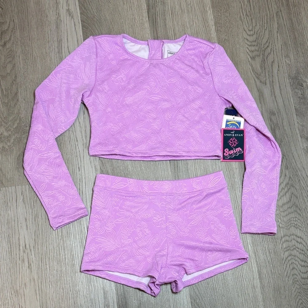 Andy & Evan Kids' Lavender Swim Set